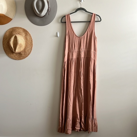 Rachel Pally Linen Meadow Midi Dress in Earth size small - Picture 7 of 11